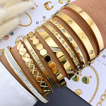 Bracelet classique en or