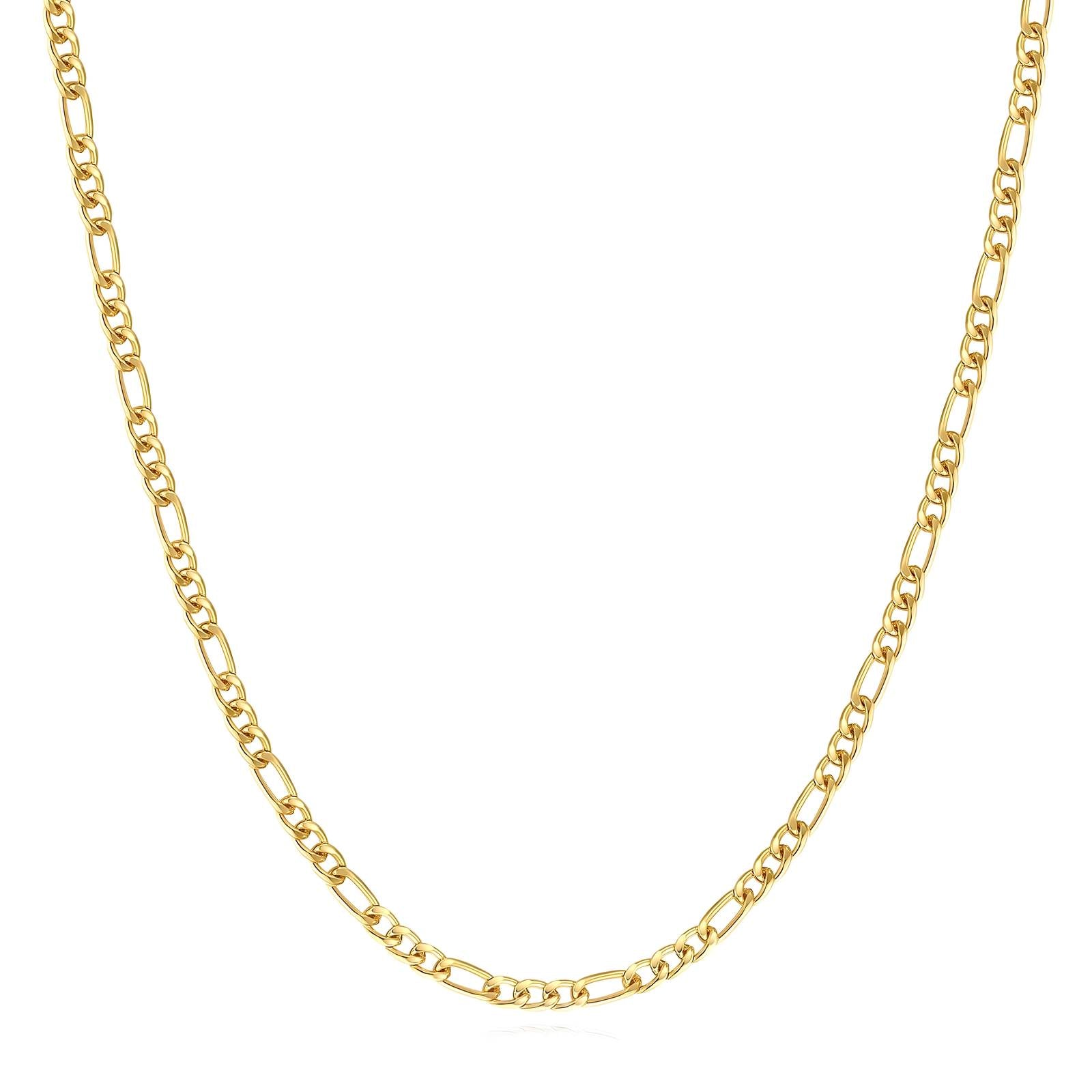 18K gold plated Stainless steel necklace, Intensity