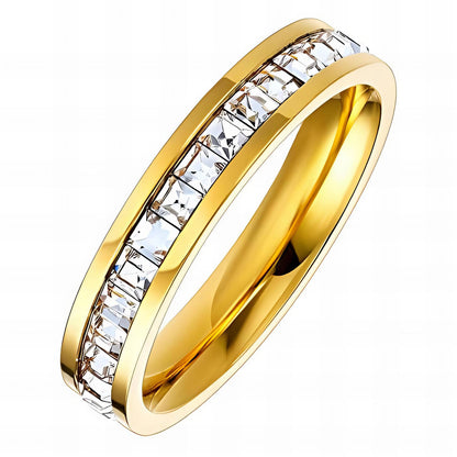 Solid Diamond Band Ring