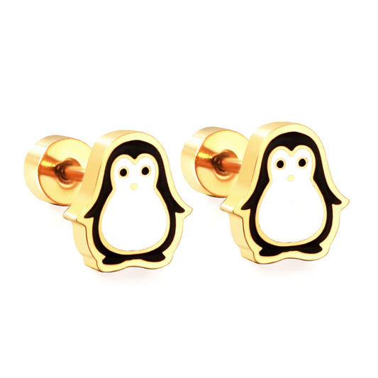 Penguin Earrings